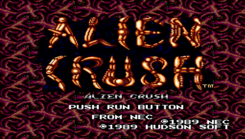 Crush title screen for PSP